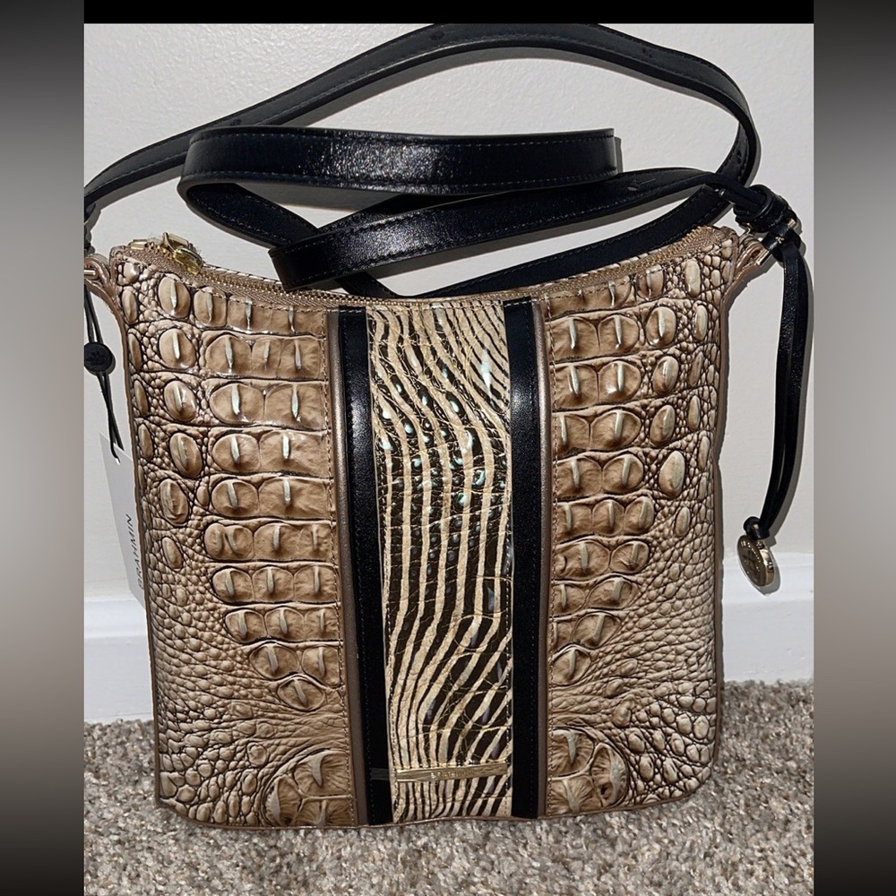 BRAHMIN KATIE CROSSBODY BISCUIT NAKOMA - Picture 3 of 5